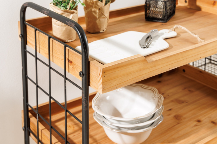 Raft SEVEN din lemn de pin, 80 cm [5]