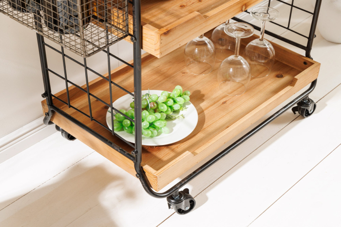 Raft SEVEN din lemn de pin, 80 cm [9]