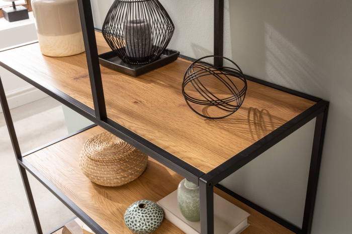 Raft SLIM LINE din lemn de stejar, 185x115 cm [4]