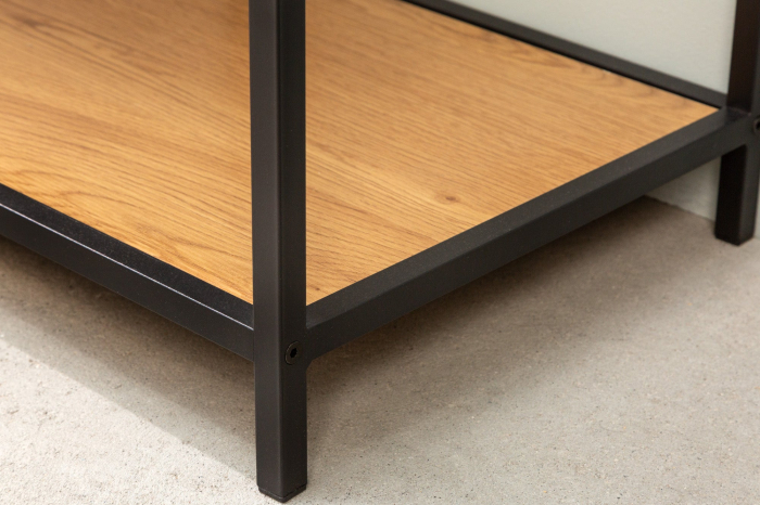 Raft SLIM LINE din lemn de stejar, 185x77 cm [8]