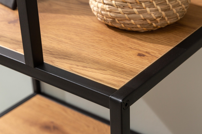 Raft SLIM LINE din lemn de stejar, 185x77 cm [5]