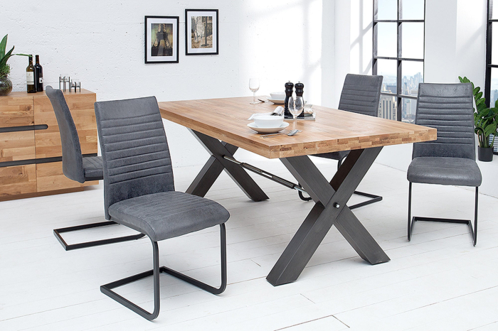 Scaun APARTMENT din microfibra gri [5]