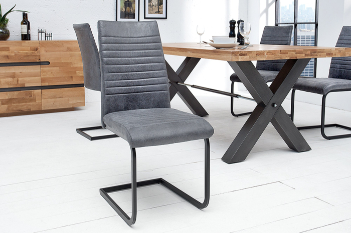 Scaun APARTMENT din microfibra gri [2]