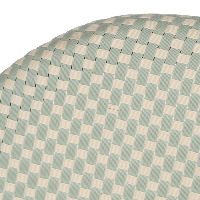 Scaun de exterior aquamarine din  aluminiu-textilena 47 x 60 x 79 cm [8]