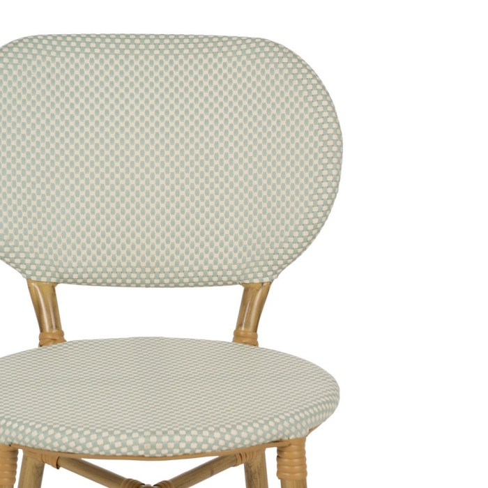 Scaun de exterior aquamarine din  aluminiu-textilena 47 x 60 x 79 cm [6]