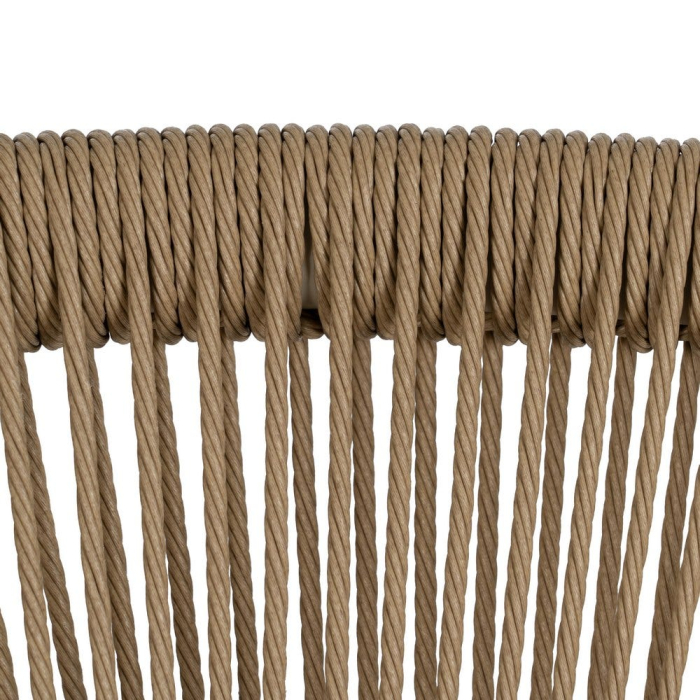 Scaun de exterior  bej 56 x 52 x 76 cm [10]