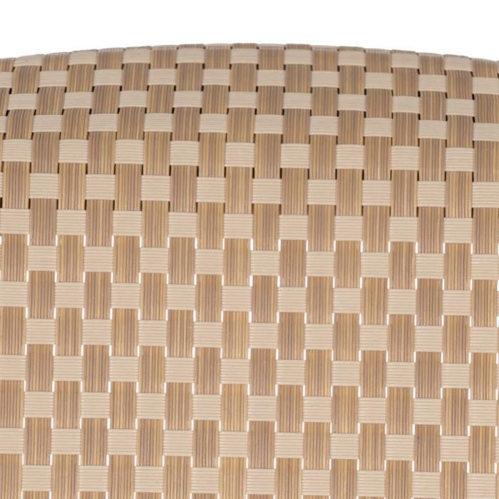 Scaun de exterior bej din aluminiu și textilena 57 x 58,50 x 82 cm [13]