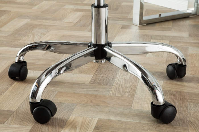 Scaun birou ajustabil gri deschis din țesătură structurală și metal Scandinavia [7]
