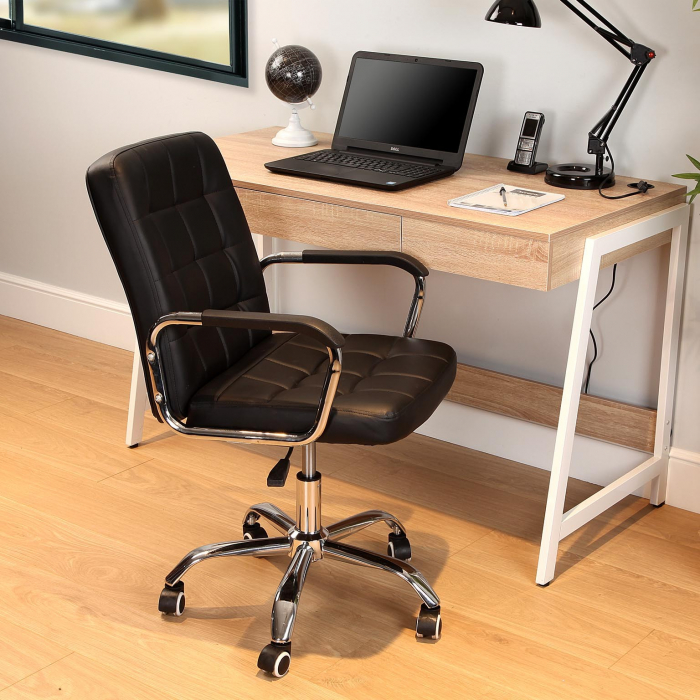 Scaun birou Versa, negru [2]