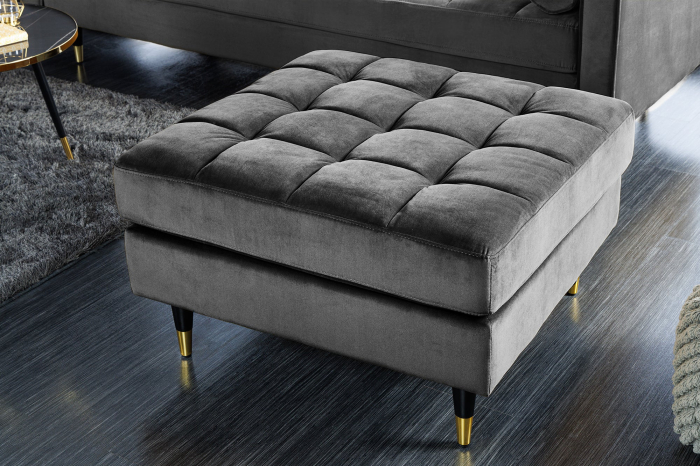 Scaun COZY VELVET 80 cm, catifea gri [3]
