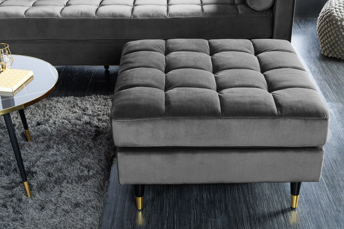 Scaun COZY VELVET 80 cm, catifea gri [7]