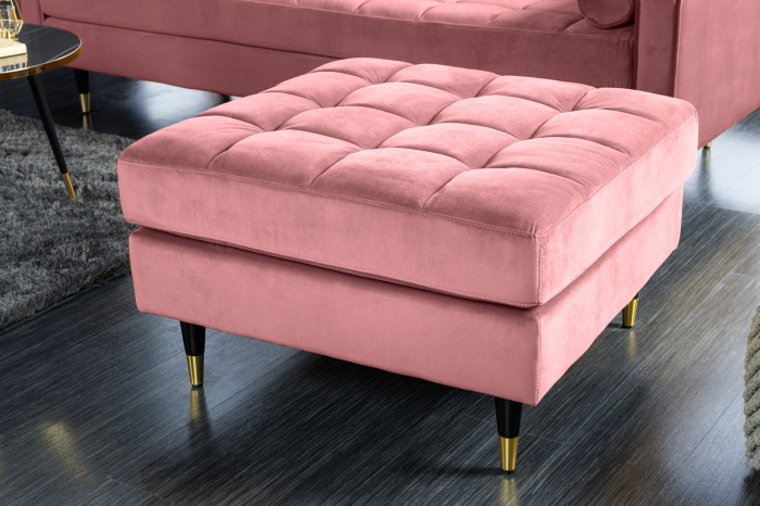 Scaun COZY VELVET 80 cm catifea roz închis [6]