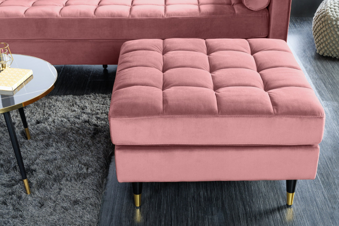 Scaun COZY VELVET 80 cm catifea roz închis [7]