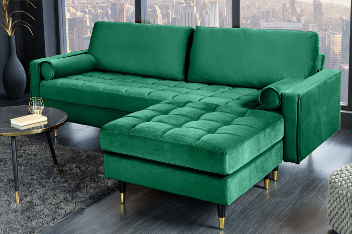 Scaun COZY VELVET 80 cm verde smarald [4]
