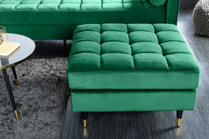 Scaun COZY VELVET 80 cm verde smarald [5]