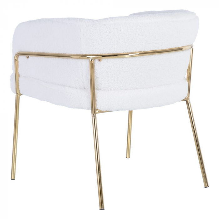 Scaun cu tapițerie boucle 64 X 60 X 72 CM  [5]