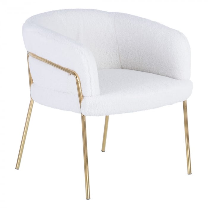 Scaun cu tapițerie boucle 64 X 60 X 72 CM  [1]