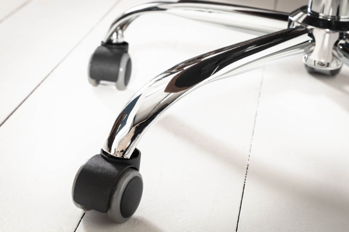 Scaun de birou VICTORIAN din microfibra maro deschis, 49-57 cm [8]