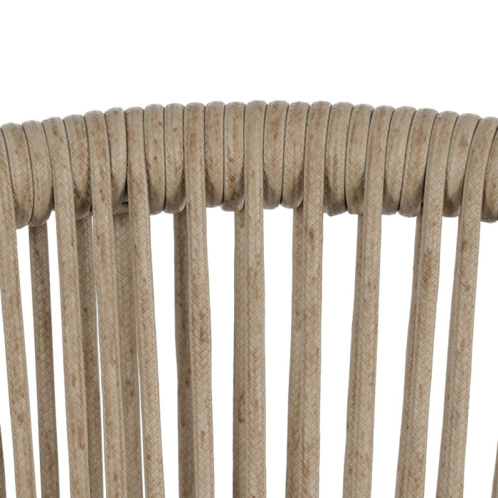 Scaun de exterior din aluminiu natural 59 x 58 x 79 cm [9]