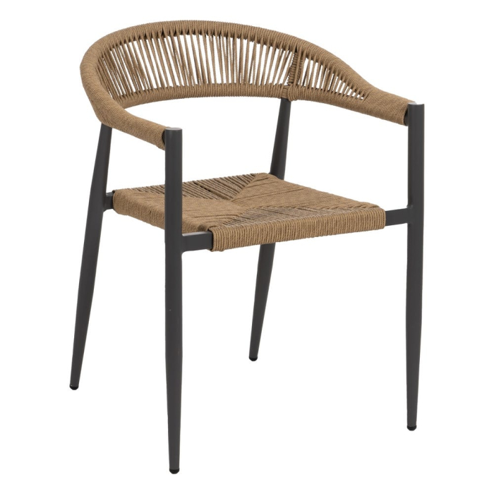 Scaun de exterior din aluminiu 57,50 x 56 x 74 cm [3]