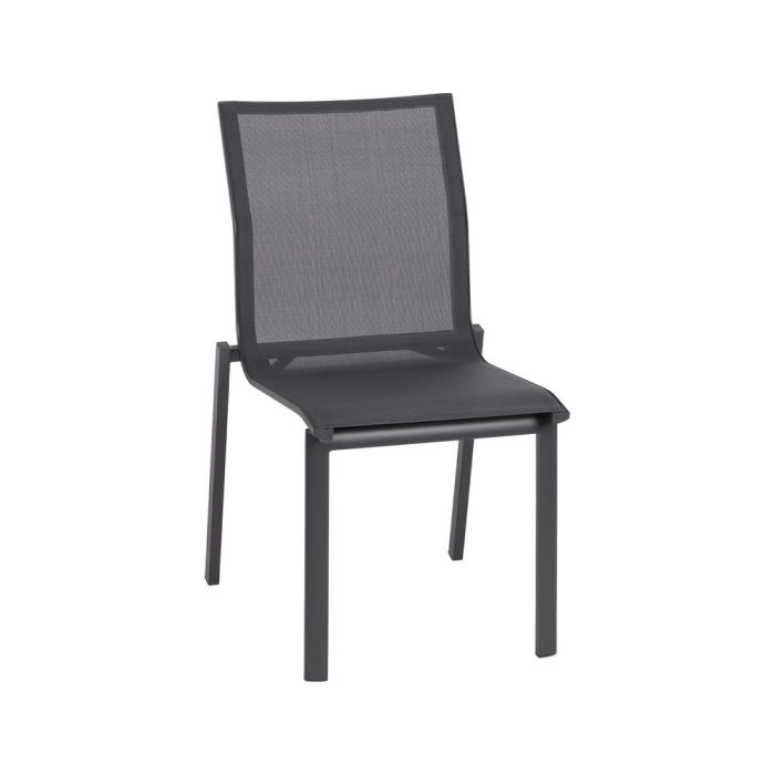 Scaun de exterior din aluminiu-textilena 49 x 62 x 90 cm [3]