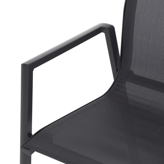 Scaun de exterior din aluminiu-textilena 56,50 x 61,50 x 88,50 cm [7]