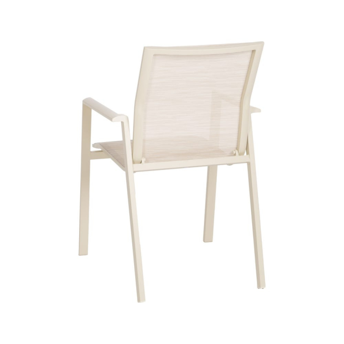 Scaun de exterior din aluminiu-textilena 57 x 62,50 x 88 cm [5]