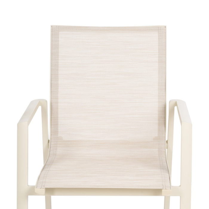 Scaun de exterior din aluminiu-textilena 57 x 62,50 x 88 cm [6]