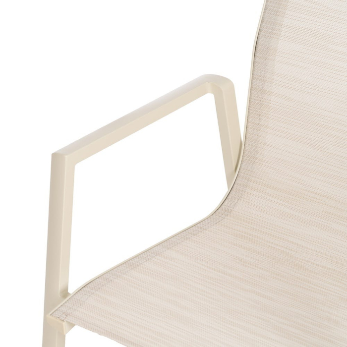 Scaun de exterior din aluminiu-textilena 57 x 62,50 x 88 cm [7]
