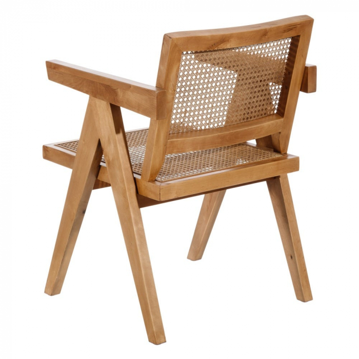 Scaun din lemn masiv de mesteacăn 51 X 46 X 76 CM [3]