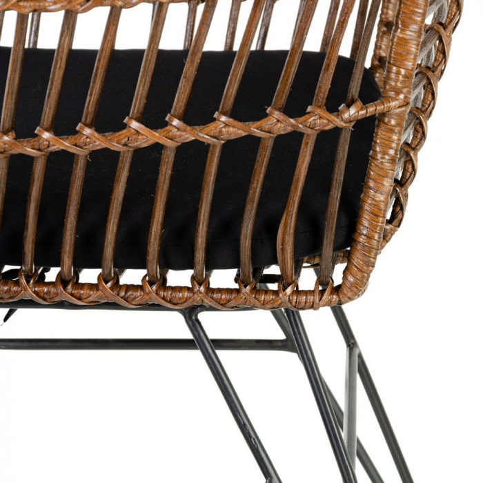 Scaun din metal și ratan 57 X 56 X 81 CM [8]