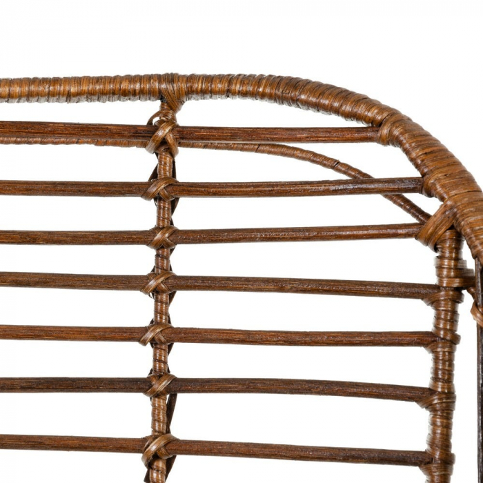 Scaun din metal și ratan 57 X 56 X 81 CM [7]