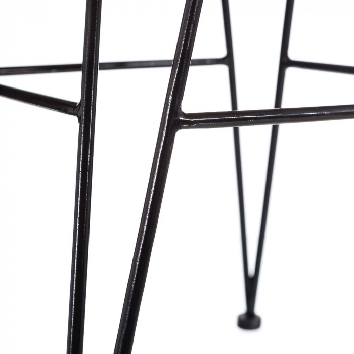 Scaun din metal și ratan 65 X 55 X 85 CM [17]