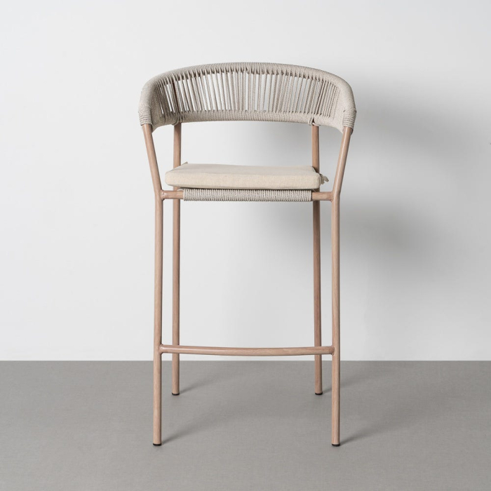 Scaun de exterior  din oțel și ratan  59 x 58 x 100,50 cm [4]