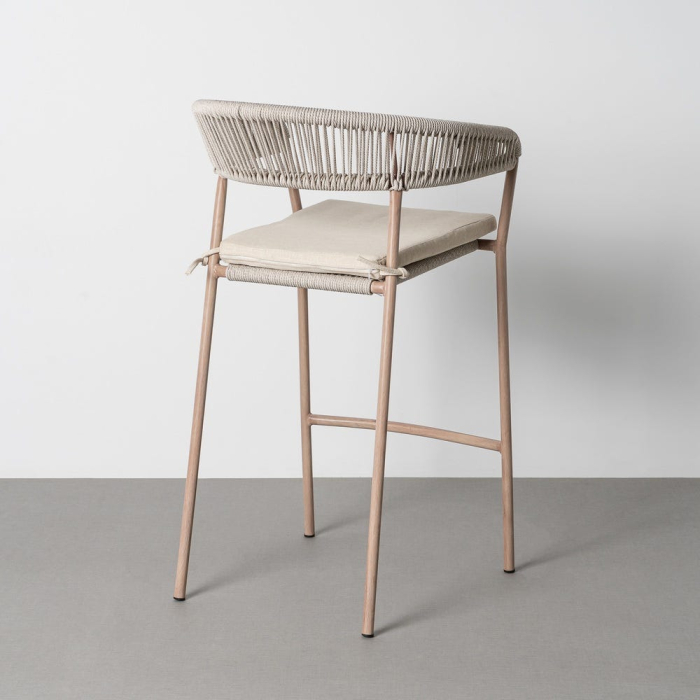 Scaun de exterior  din oțel și ratan  59 x 58 x 100,50 cm [6]