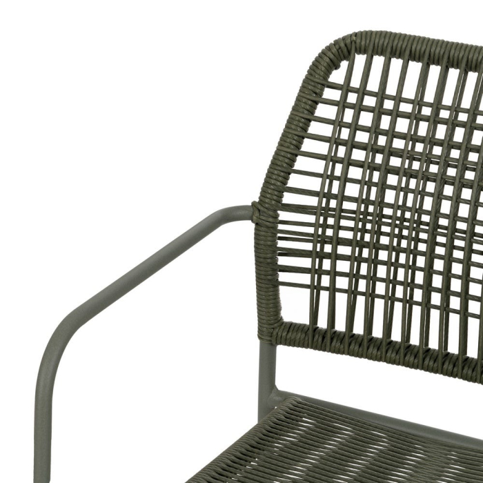 Scaun de exterior din oțel verde  53 x 63 x 78 cm [7]