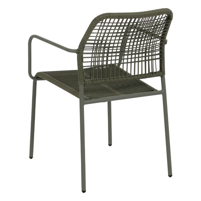 Scaun de exterior din oțel verde  53 x 63 x 78 cm [5]