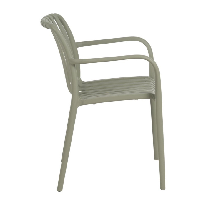Scaun de exterior din polipropilenă verde 56 x 57 x 81 cm [5]