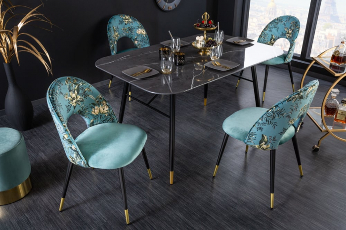 Scaun dining Apartament cu tapiterie din microfibra [9]