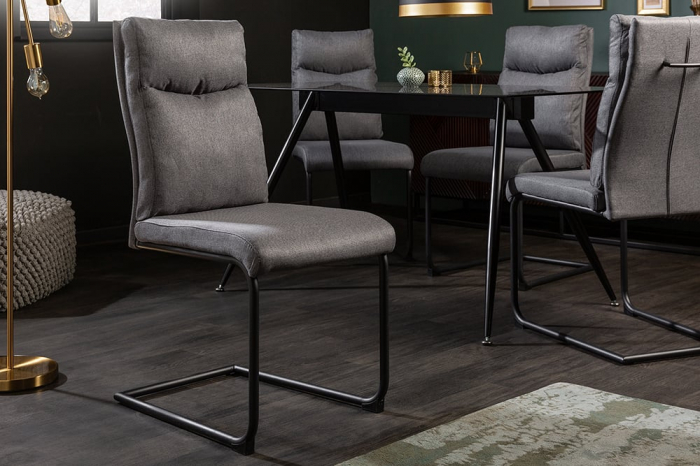 Scaun dining Comfort cu tapiterie din tesatura structurala [5]