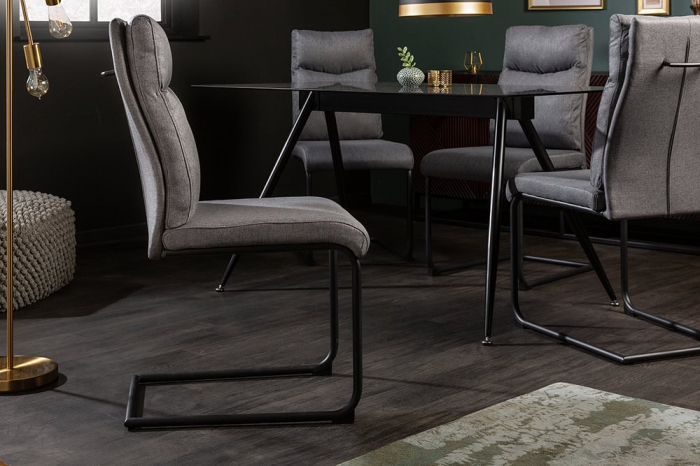 Scaun dining Comfort cu tapiterie din tesatura structurala [4]