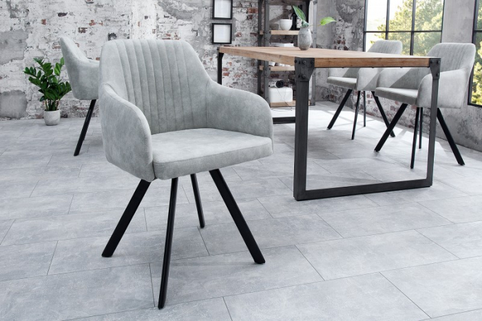 Scaun dining Lucca cu tapiterie din microfibra [1]