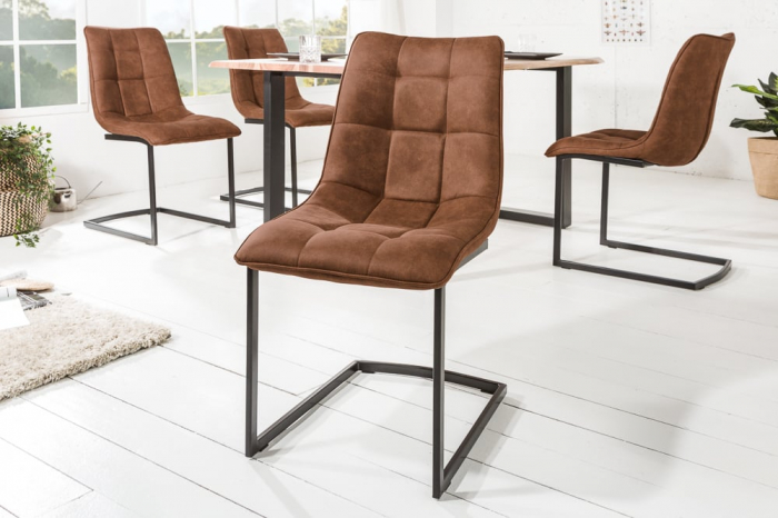 Scaun dining Miami cu tapiterie din microfibra [2]