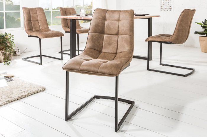 Scaun dining Miami cu tapiterie din microfibra [3]