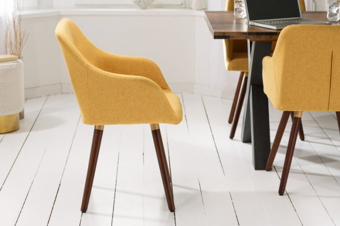 Scaun dining Scandinavia cu tapiterie din tesatura structurala [2]