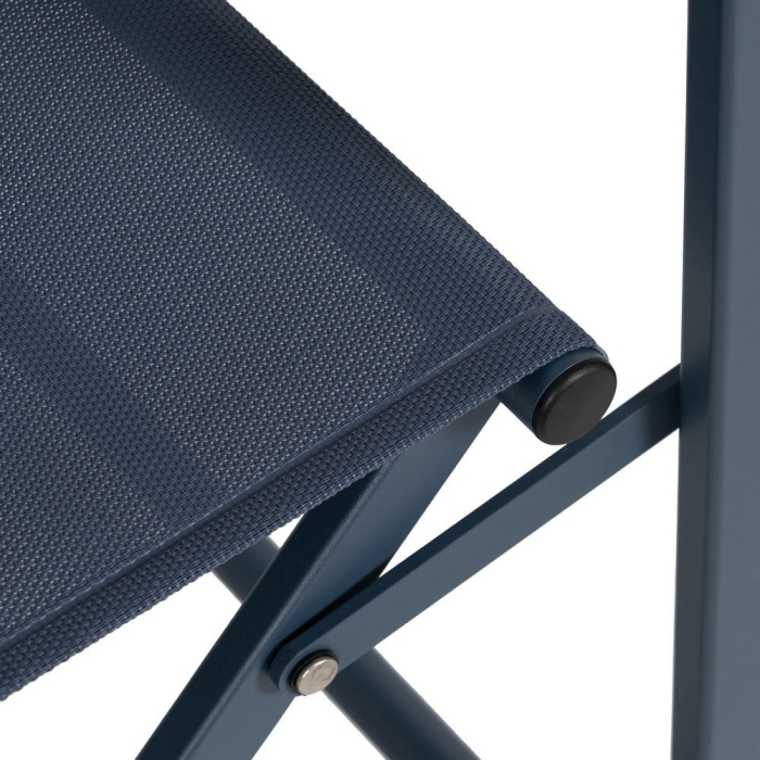 Scaun de exterior Director din aluminiu albastru-textilena 56 x 53 x 84 cm [11]