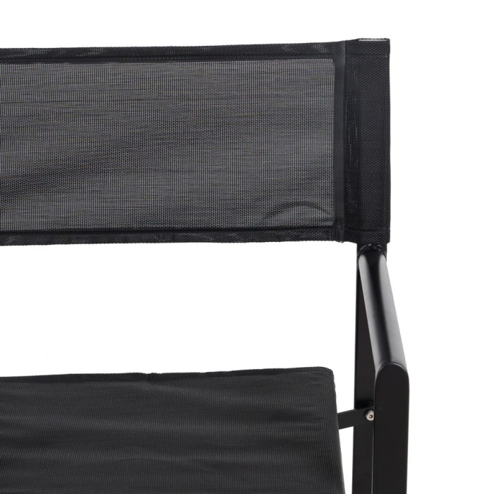 Scaun de exterior Director din aluminiu negru-textilena 56 x 53 x 84 cm [7]