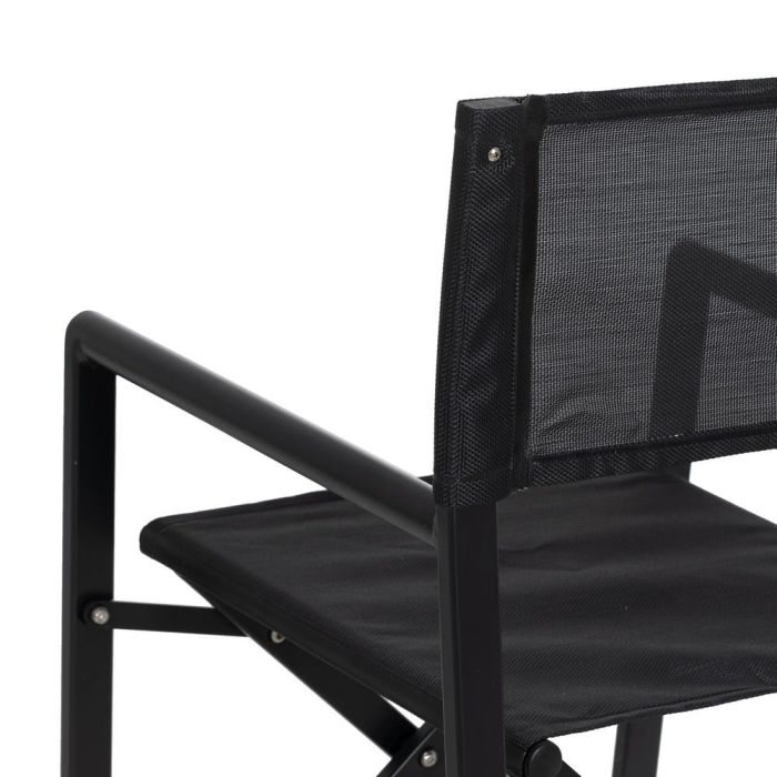 Scaun de exterior Director din aluminiu negru-textilena 56 x 53 x 84 cm [12]