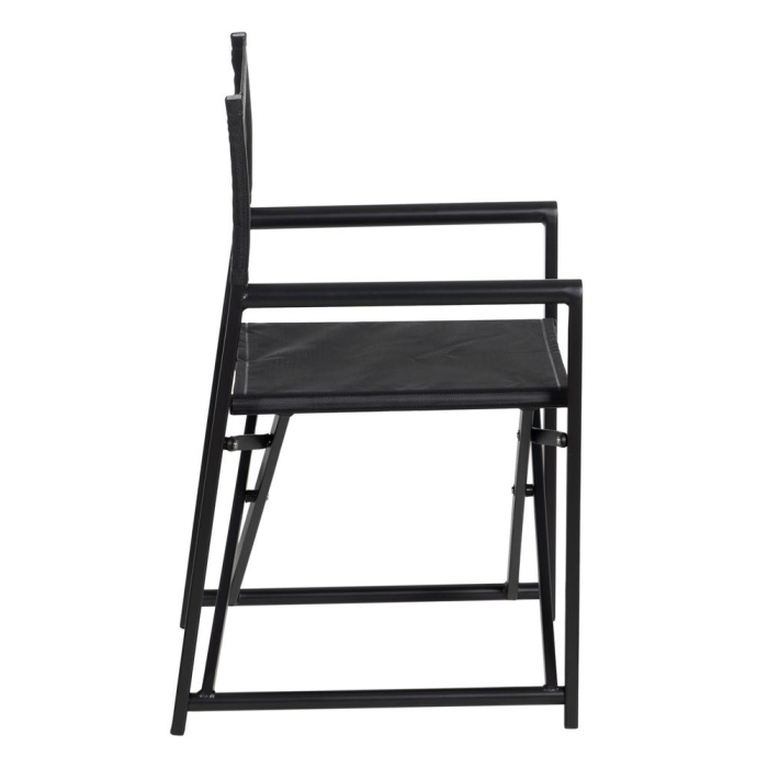 Scaun de exterior Director din aluminiu negru-textilena 56 x 53 x 84 cm [4]
