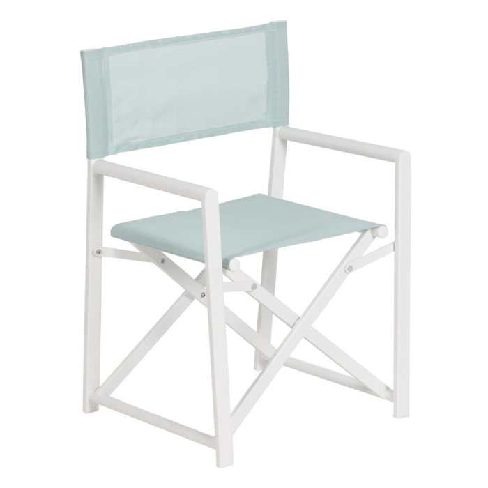 Scaun de exterior Director verde-alb 56 x 53 x 84 cm [3]